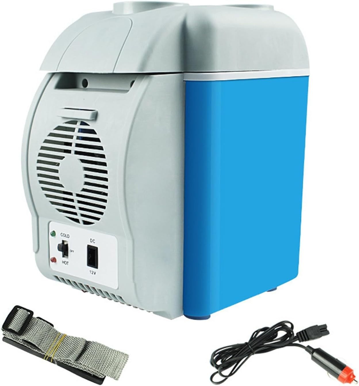 Small Fridge, 2 in 1 7.5L 12V Car Refrigerator with Coolers and Warmer, Fast Cooling Multifunctional Portable Freezer