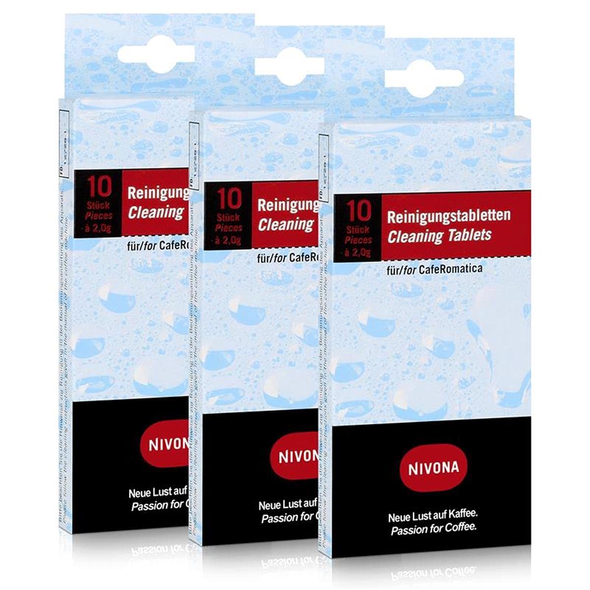 3 x Nivona Reinigungstabletten NIRT 701 VE10, 3 x 10 Stück à 2 g
