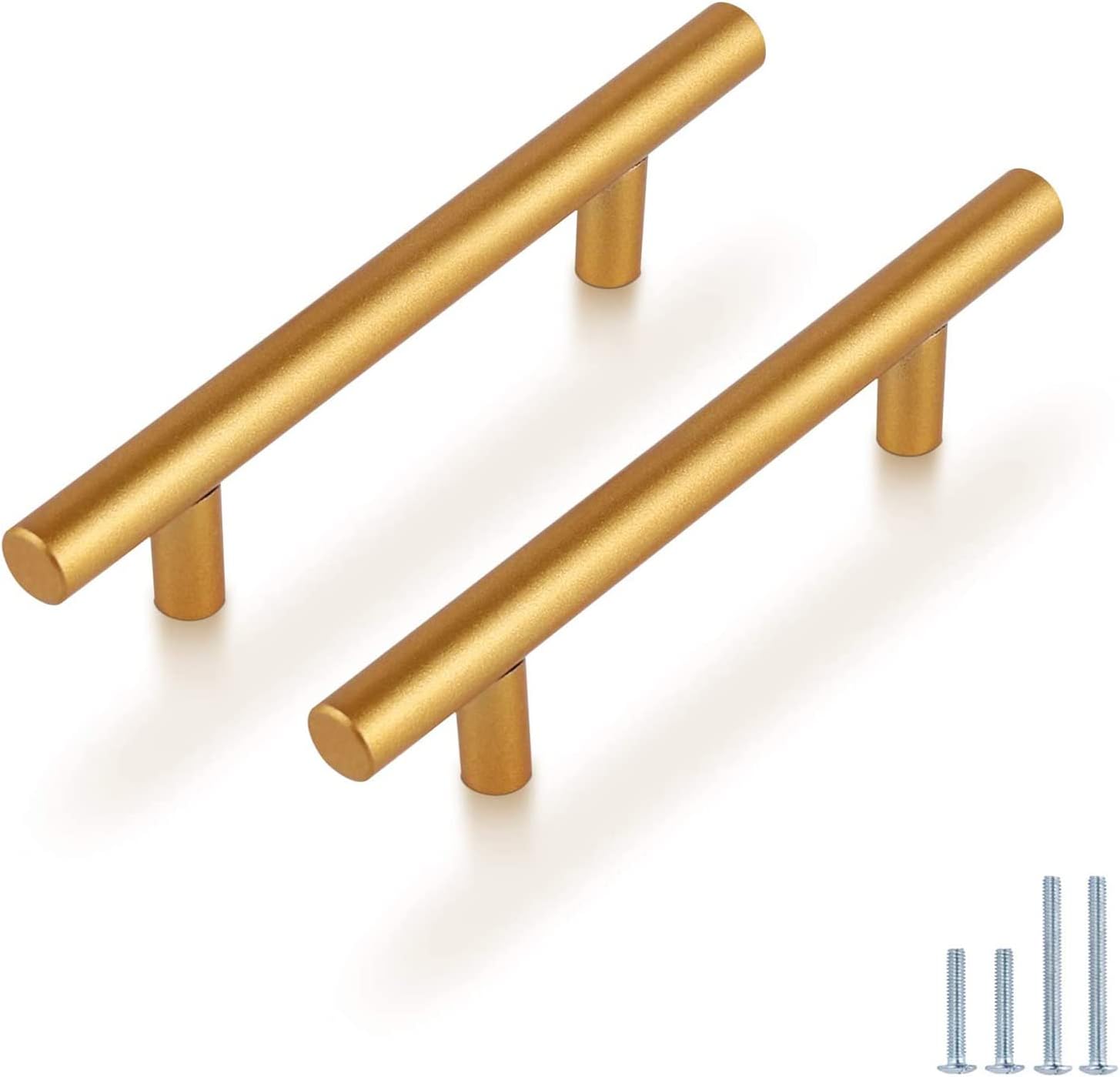 Probrico 15 Pack 3" Gold Handles, Stainless Steel Gold Drawer