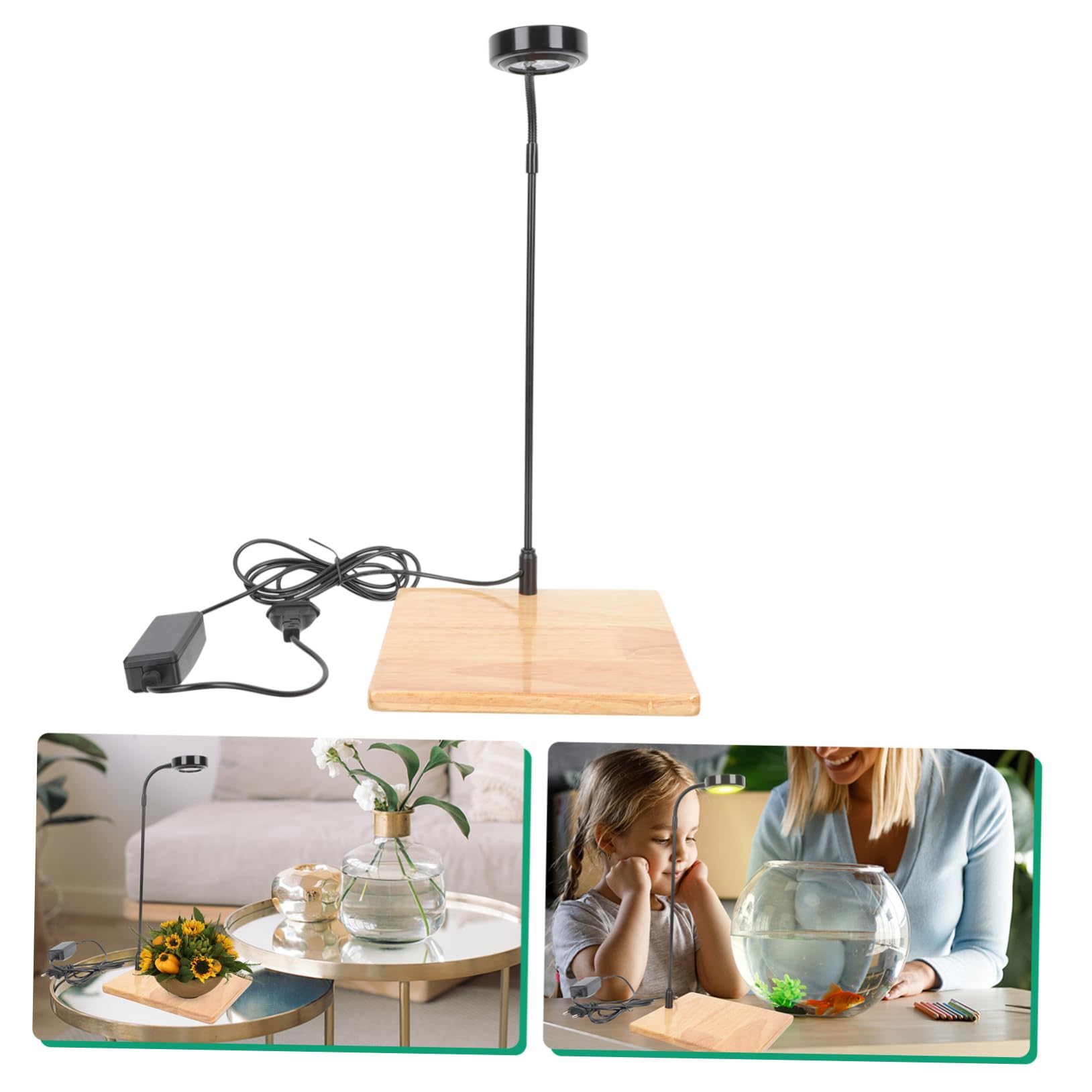 Mipcase Luces De Paisaje Para Peceras Lámpara Para Plantas De Acuario Soporte Para Acuario De Material Resistente Luz Para Pecera Plantada Con Función De Iluminación Para Decoración