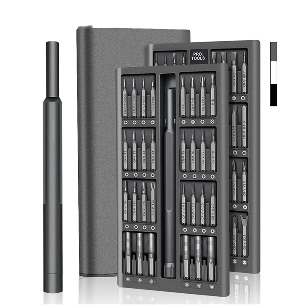 Tournevis de précision magnétique 63 en 1 multi-embouts pour réparation PC et téléphone