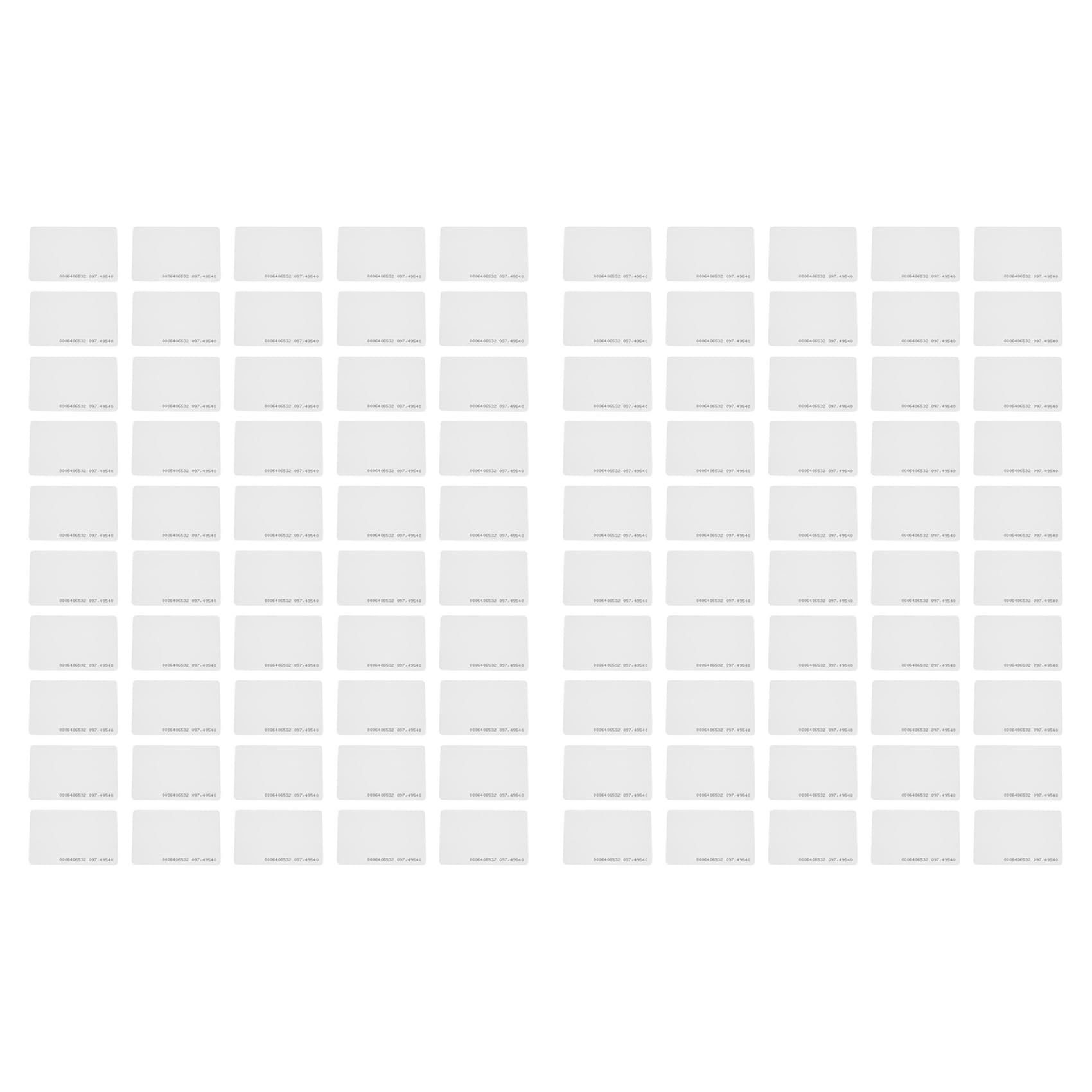 Jnchdghwa White 100Pcs Access Control Card Rfid Card 125Khz Em4100 Tk4100 Smart Proximity Card Rfid Tag Key For Access Control Key