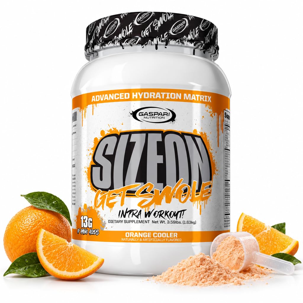 Gaspari Nutrition SizeOn Intra Workout Powder, Carb Supplement, Amino Acid & Creatine Formula, Increased Muscle Volume & Recovery (3.59 Pounds, Rainbow Candy) — Amazon image 11