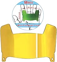 Vista 21 de Visera de casco de fútbol mini transparente con clips de ajuste universal para coleccionistas y exhibición