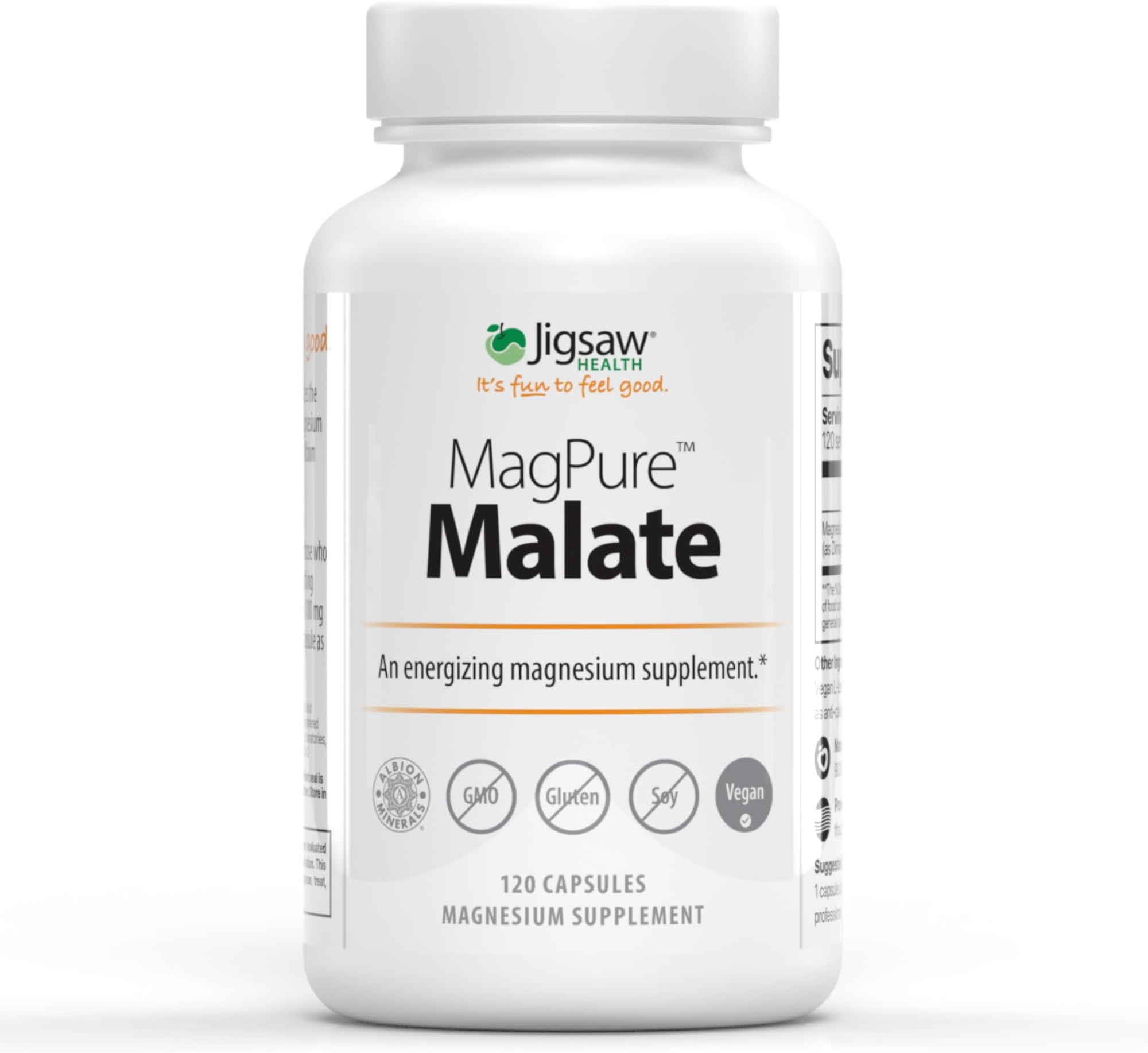 Jigsaw Health MagPure Malate, 120 Count Direct