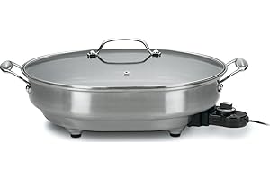 Cuisinart CSK-150 1500-Watt Electric Skillet - Stainless Steel, 18 inches