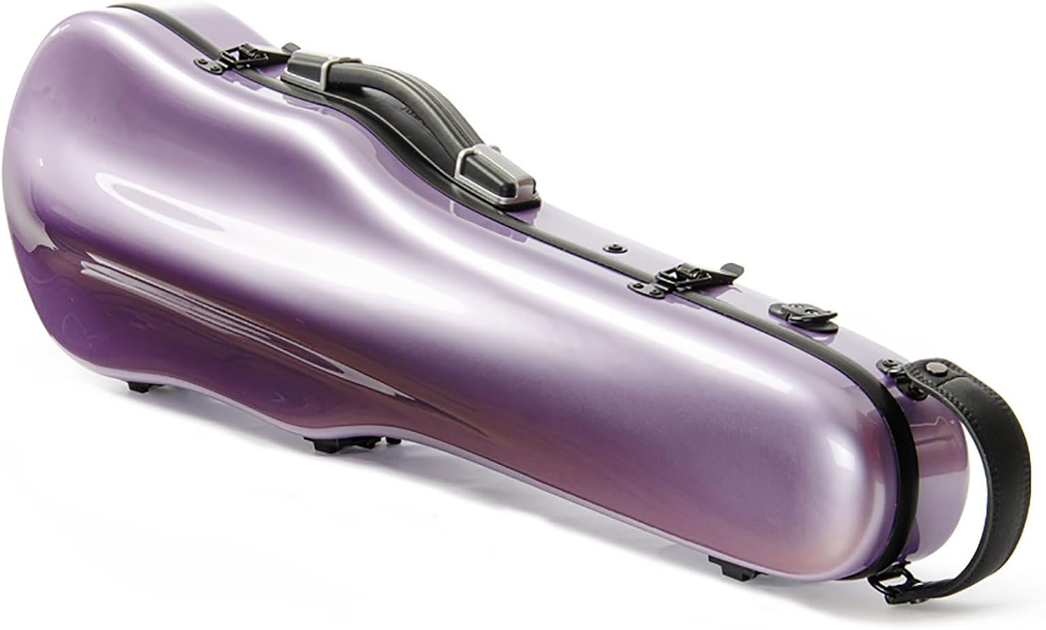 COYOUCO Violin Case, High Hardness - Violin Hard Case Professional Violin Bag Lightweight Violin Cases, Fits 4/4 Full Size, Purple