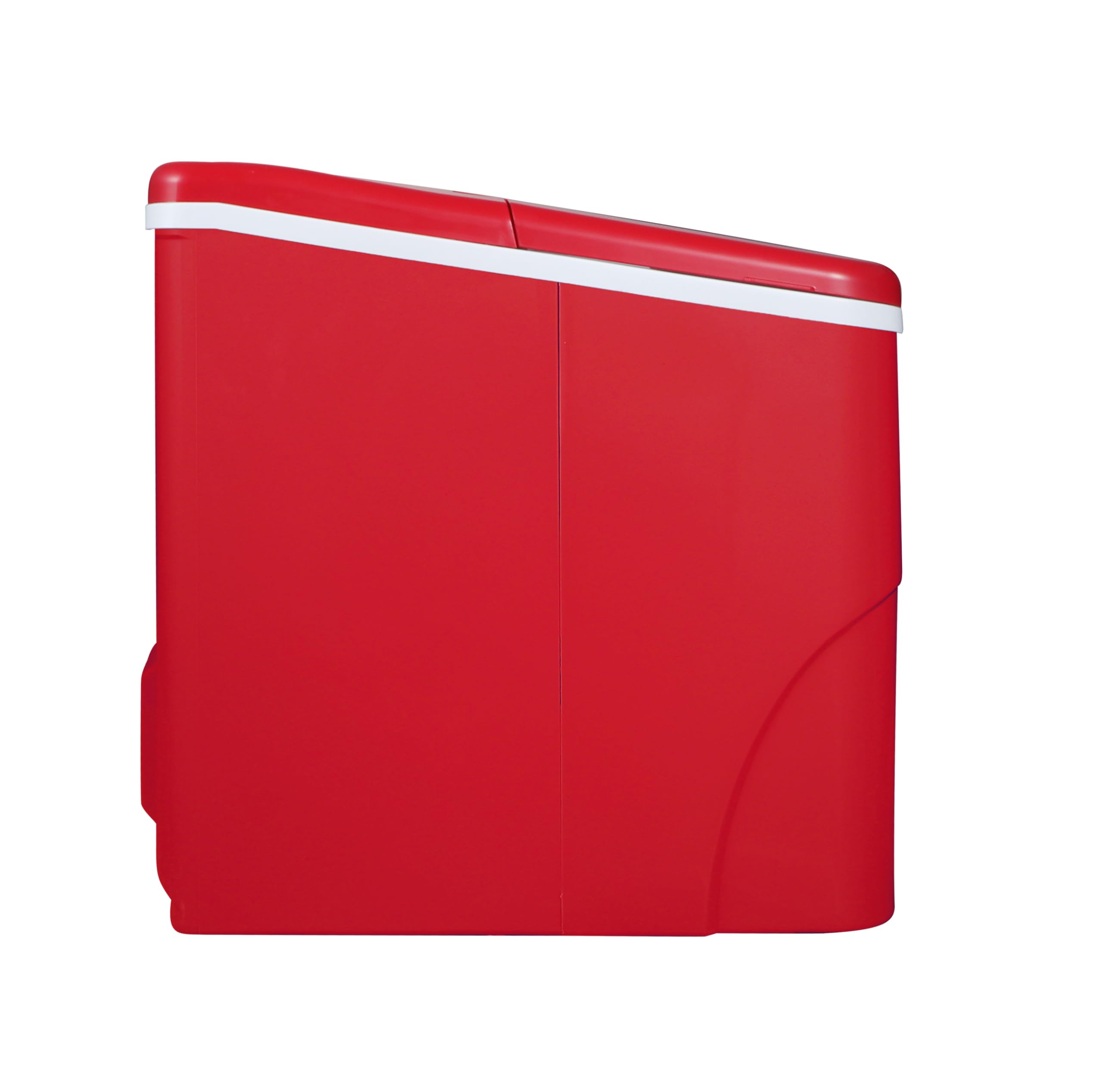 Frigidaire Compact Ice Maker, 26lb Per Day, Red on Fridge.com - View 6