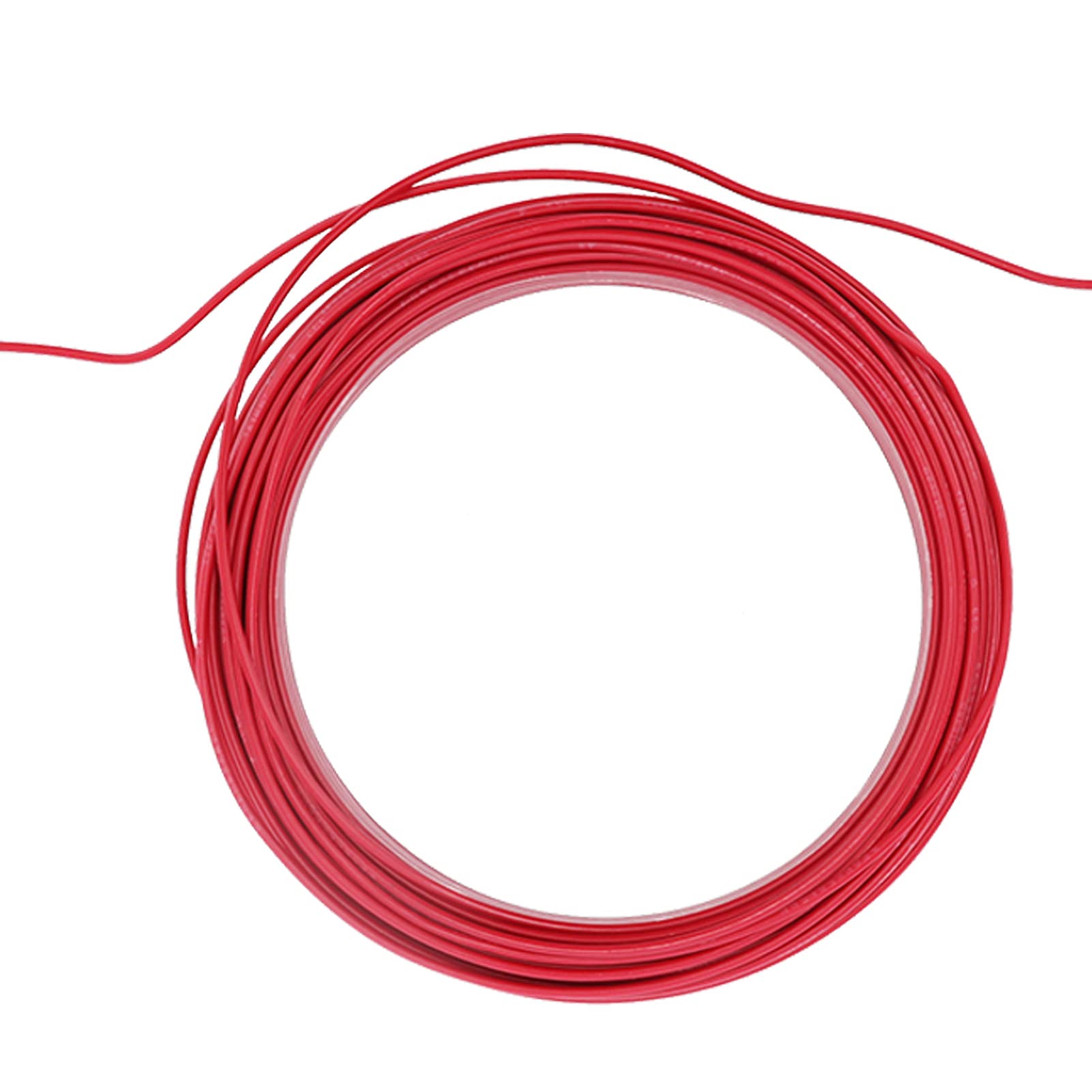 Ejoyous Cable Aislado Cable Eléctrico Flexible de Cobre Rojo AC300V 100m Conductor Aislado de PVC de 7 Núcleos para Electrodomésticos, Instrumentos de Iluminación y Herramientas Pequeñas
