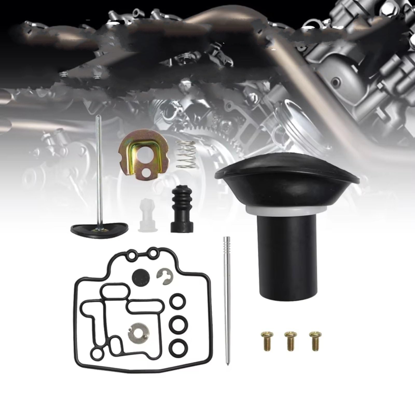 Kit Carb Vergaser Reparatur Kompatibel Mit Yamaha Für YP250 Für Majesty 250 Versity 300 Motorradzubehör Vergaser Reparatursatz