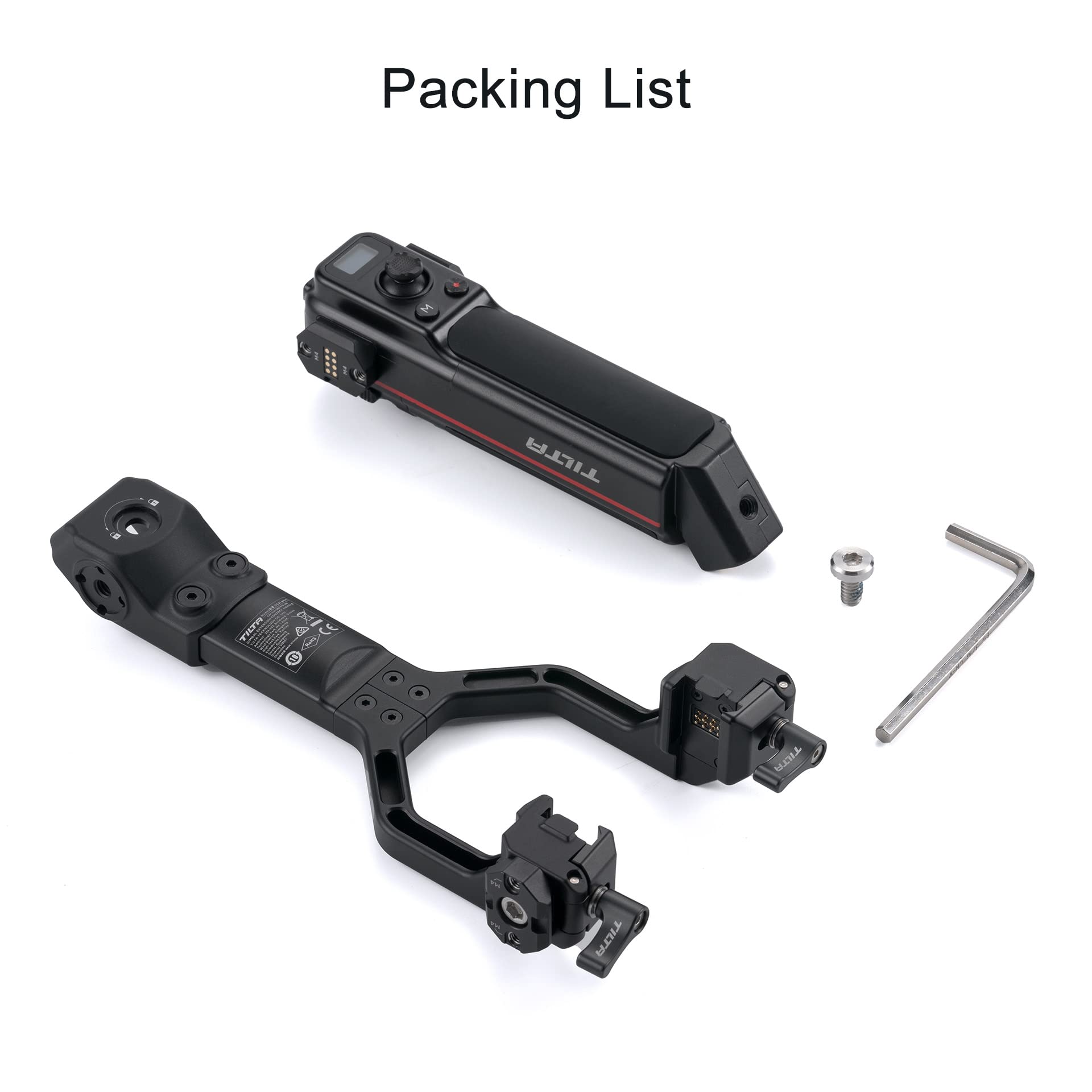 TILTA TGA-ARH2 Advanced Rear Operating Control Handle Poignée de Commande arrière avancée pour DJI Ronin RS2/RS3 Pro (RS 2/RS 3 Pro) stabilisateur de cardan (Incompatible RSC2/RS3)
