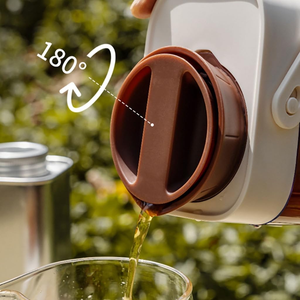 Freezer Safe Coffee Pots Leak Seal and Ergonomic Handle Cold Brew Coffee Maker 1000ml Container for Beverage