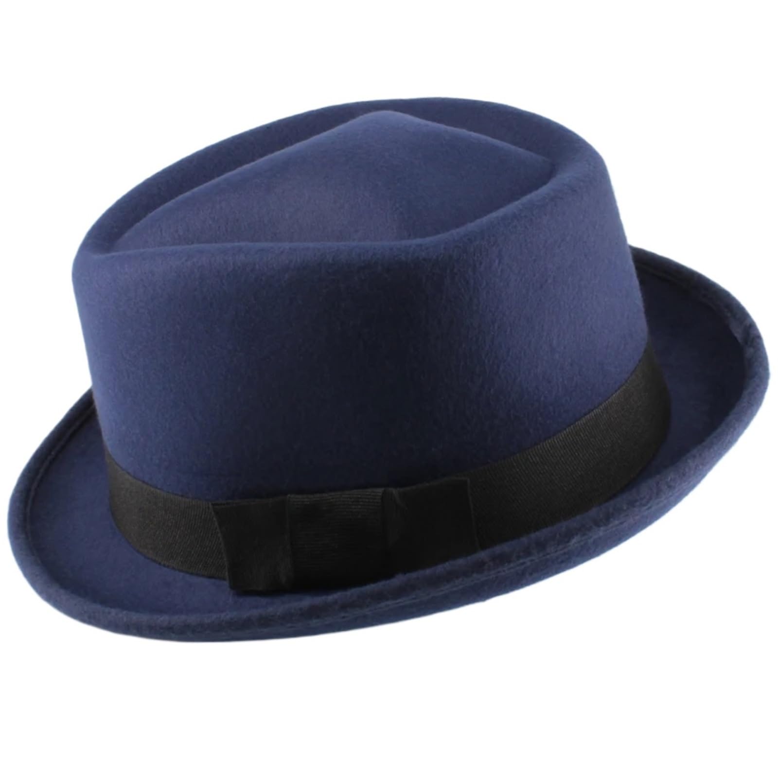 Chapeau de Tarte au Porc Bleu en Finition Nœud Papillon Premium