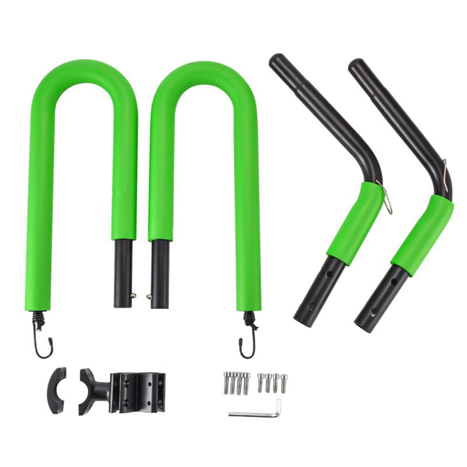 Support de planche de surf pour vélo, compatible avec les planches courtes, longboards, paddleboards (vert)