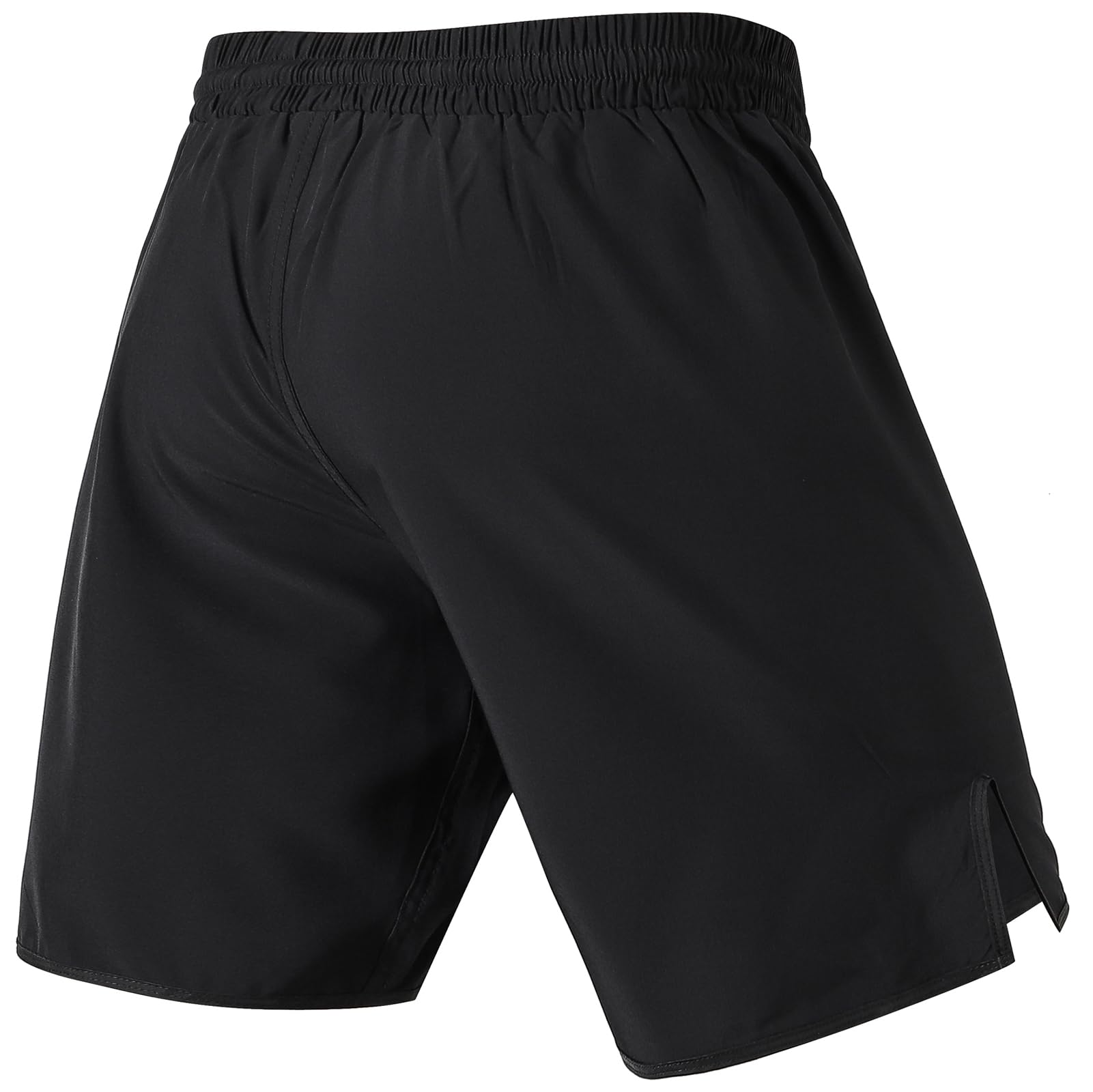 LAFROI Pantalones Cortos de Entrenamiento para Hombre, MMA Cross-Training, con cordón-QJK06