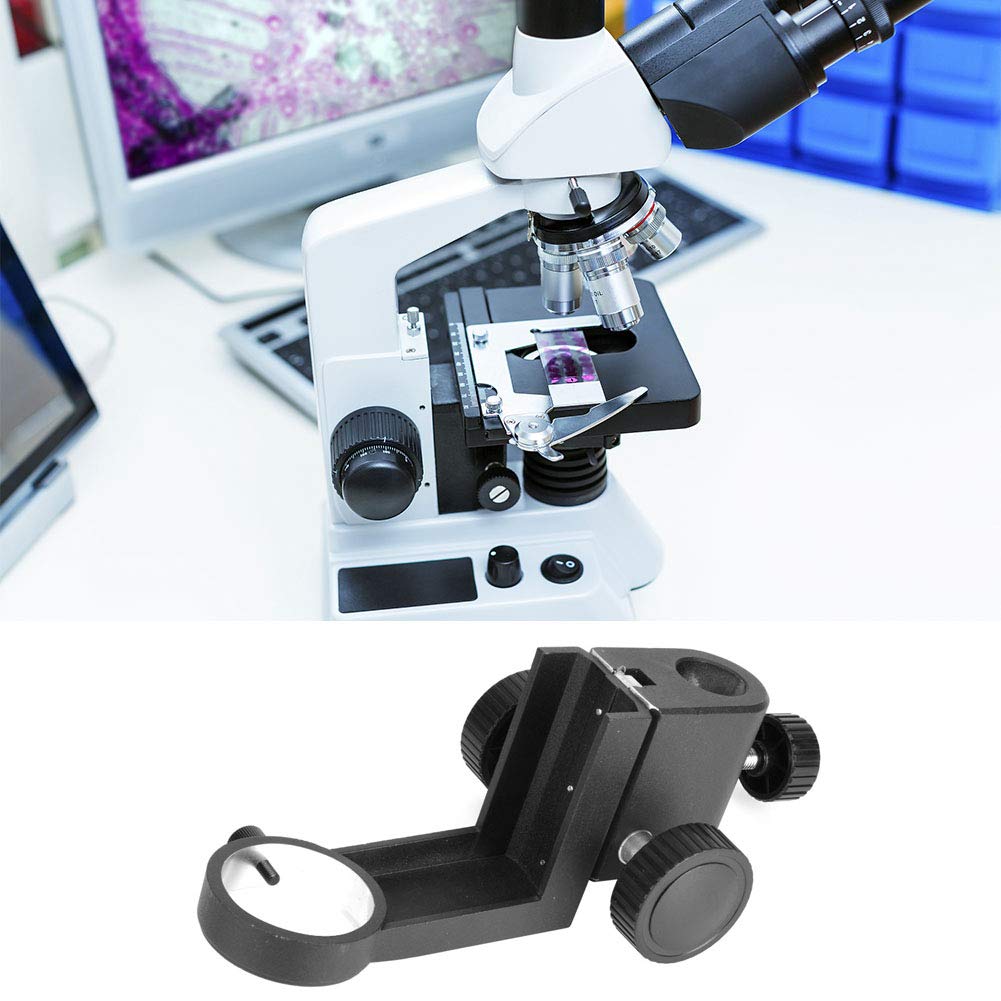 Stereo Microscope Bracket Focusing Bracket 50mm Diameter Holder ABS Material Black Color