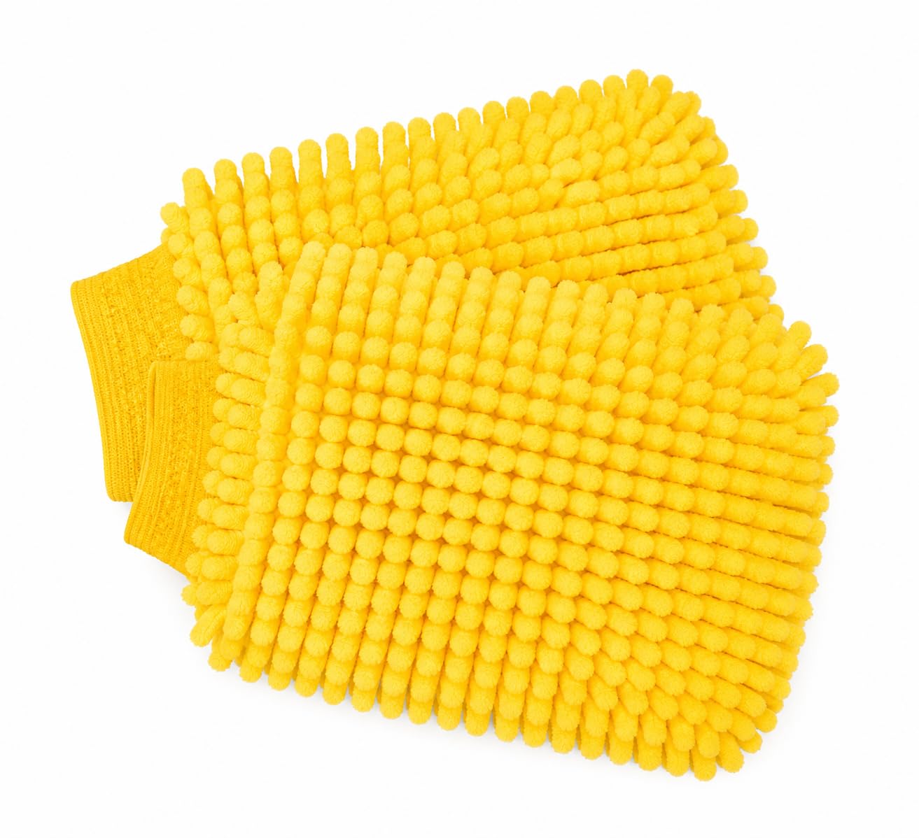 2200 GSM Premium Chenille Microfiber Car Wash Mitt, 25 x 19 cm, Scratch-Free Car Cleaning Glove, Ultra Soft Super Absorbent Wash Mitt, Reusable Car & Bike Washing Glove, Car Detailing | Double Sided-image-8