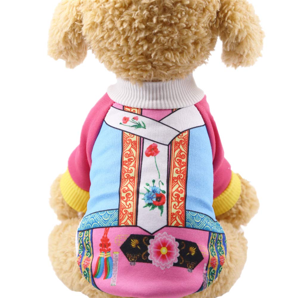 FANSU Pet Halloween Costume Dog Cat, Pumpkin Costume Puppy Cosplay Clothes Design Creative Funny Warm Outfits Pullover Animal Costumes Apparel (XS,princess)