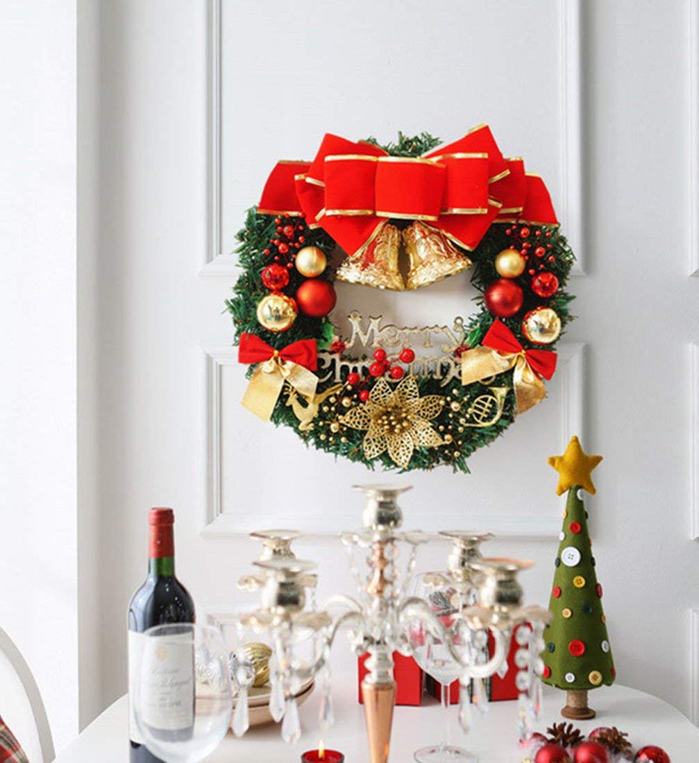 Amazon.com: H&W Small Christmas Wreath (11.8 Inch / 30 cm) for