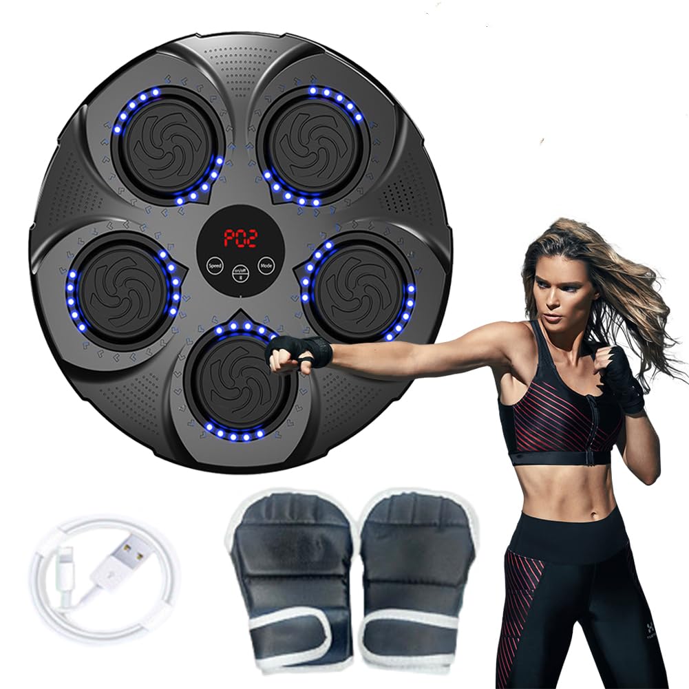 Music Boxing Machine, Musica elettronica Boxing Machine, Musica elettronica da parete Attrezzatura per l'allenamento, Divertimento elettronico intelligente Bluetooth montato a parete Boxing Tr