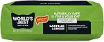WORLD'S BEST CAT LITTER Original non parfumé 15-Pounds - Ingrédients naturels, Accumulation rapide, Flushable 99% Sans poussière & Fait en USA - Contrôle de l'odeur à long terme & Easy Scooping . Contrôle des odeurs doux pour les chats sensibles et les dures 2x plus longtemps; maïs naturel