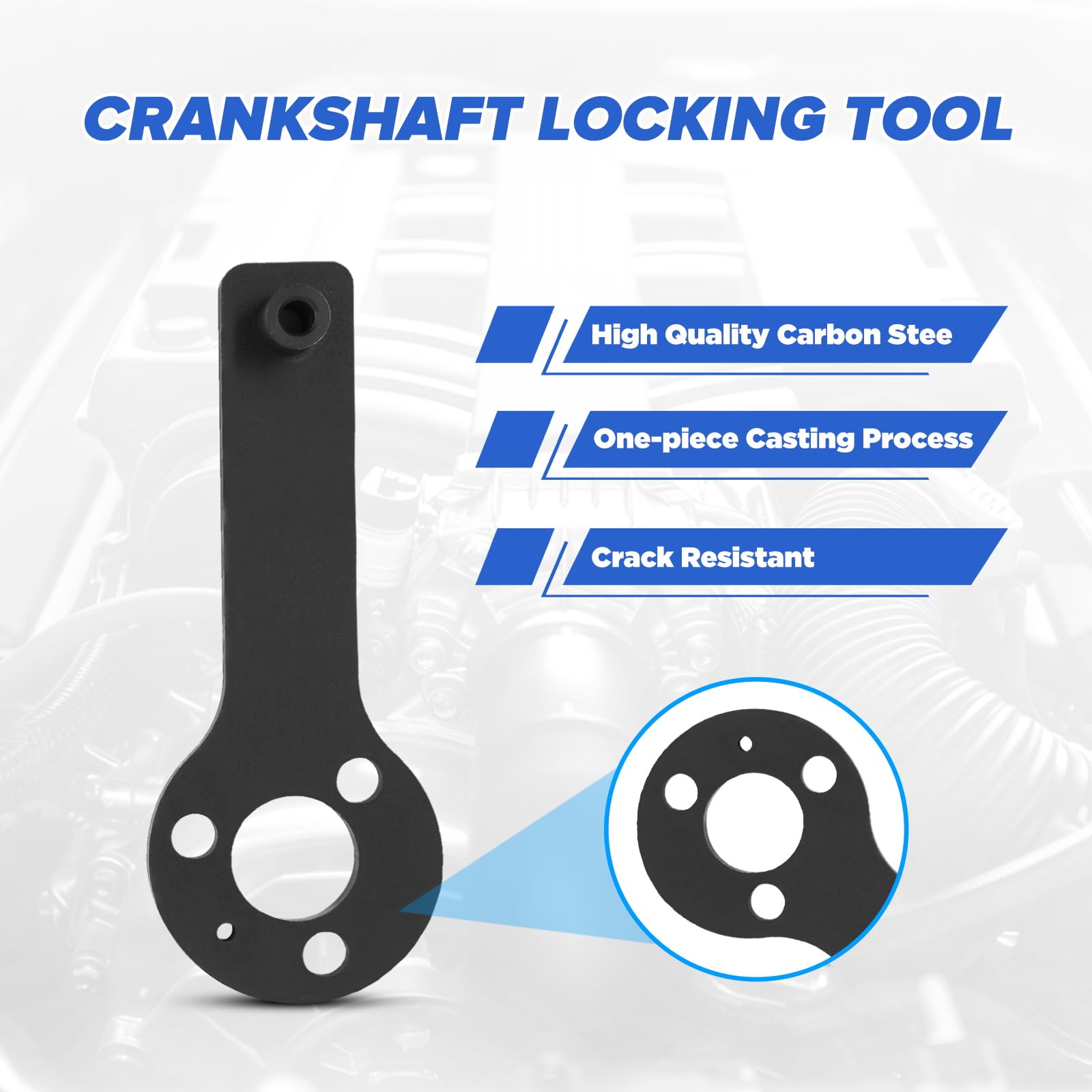 Set di Attrezzi per bloccaggio Cinghia di distribuzione – Strumento di allineamento Albero a camme Compatibile con Fiat 500 Panda Punto 1.1L 1.2L 1.4L 8V e Ford KA