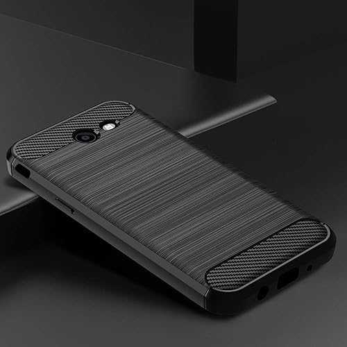 Miniatura 5 de Asuwish Funda de teléfono para Samsung Galaxy J7 Prime 2017 J 7 Skypro Sky Pro J7V V S727VL con protector de pantalla de vidrio templado y celda de