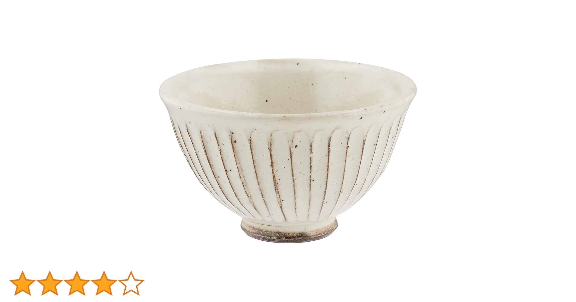 粉引吸出し茶碗　5個 粉引小付（RH-070） 作家「林隆一郎」