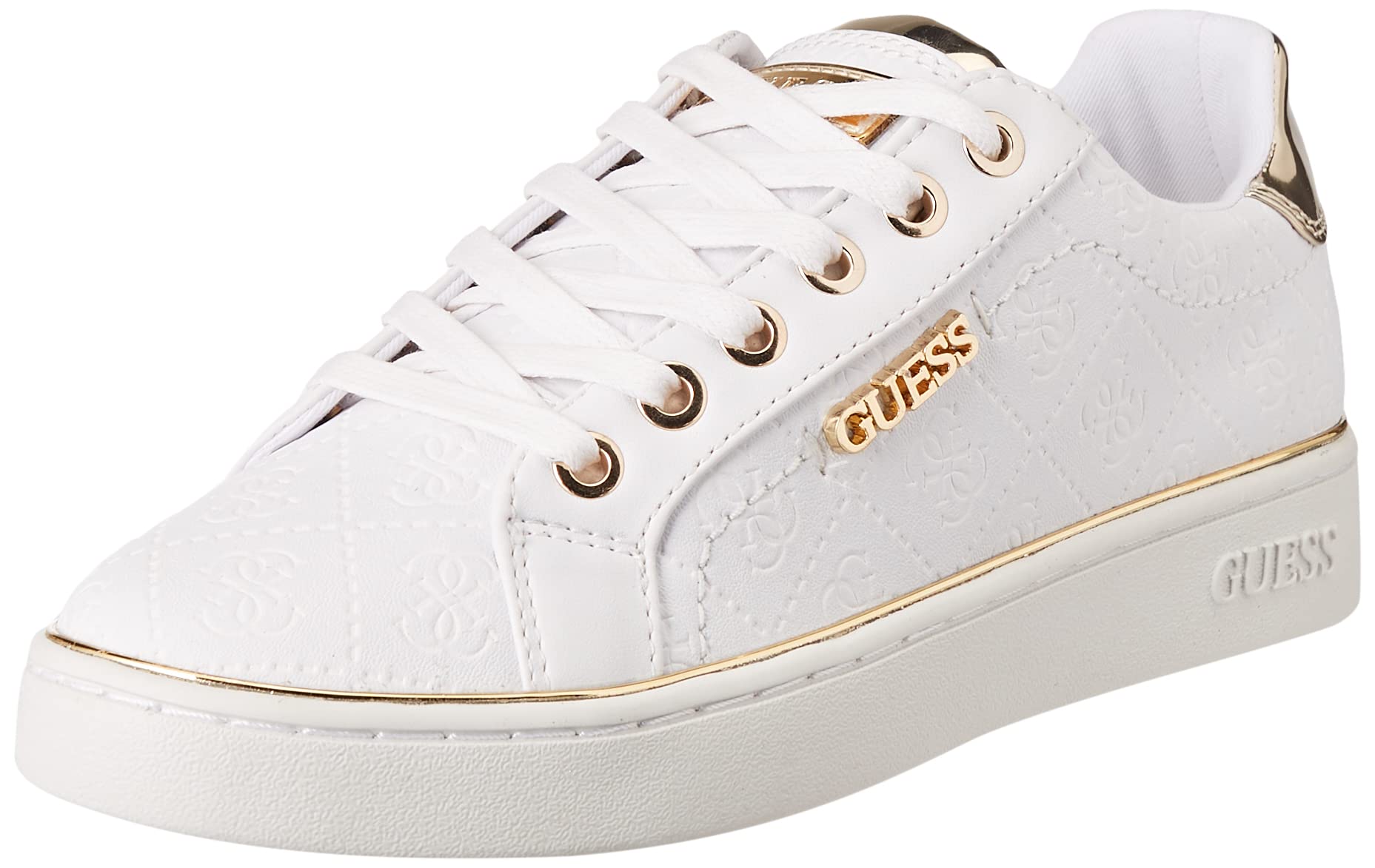 Guess Sneaker Casual Da Donna FL5BEKFAL12WHITE Beckie Women, White Eu 38-image