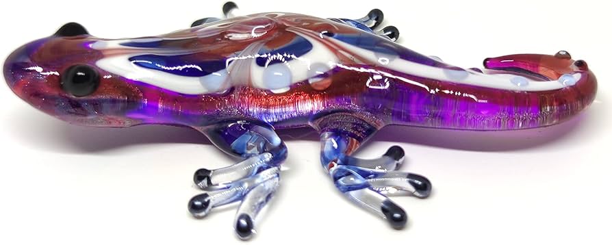 Amazon.co.jp: Sansukjai ヤモリ ミニチュア 置物 動物 手描き 吹き