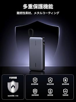 Amazon | UGREEN モバイルバッテリー PD3.1対応 【165W