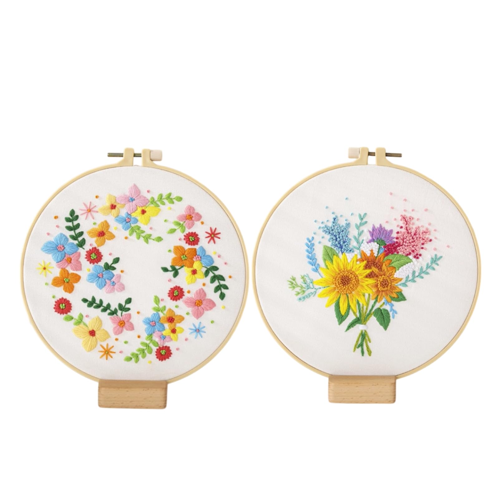 Amazon.co.jp: pikake bay 刺繍キット 刺繍糸 刺繍枠 刺繍針 DIY