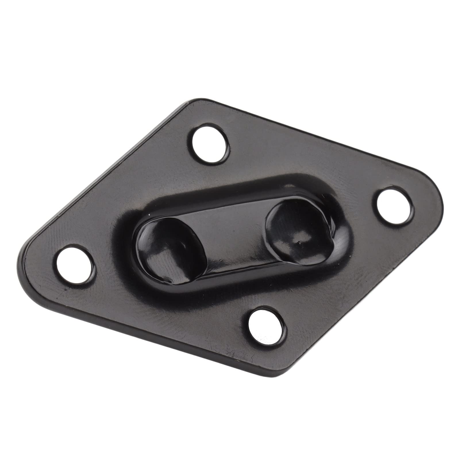 Placa rectangular con ojales y mosquetones, gancho para placa de ojo de acero inoxidable 304, pared resistente, 5 unidades (5 mm)