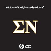 Vista 5 de Desert Cactus Sigma Nu - Calcomanías griegas para ventana, laptop, computadora, automóvil (hoja de naturaleza)