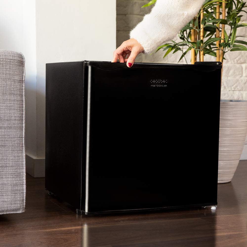Cecotec Mini Frigo GrandCooler 20000 SilentCompress Black 46 L Porte Réversible Petit Congélateur
