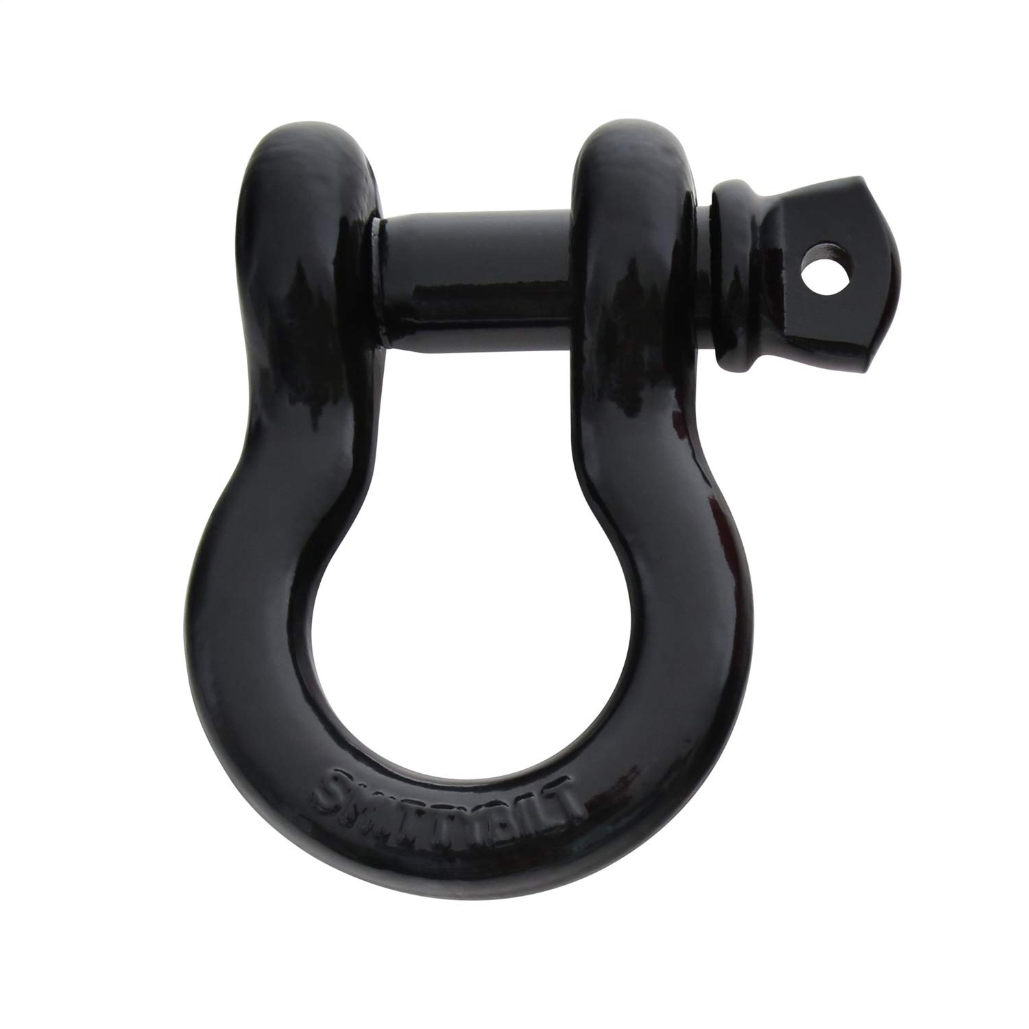 Smittybilt 13047B D-Ring Shackle 3/4" Threaded Pin 4.75 Ton Rating Black