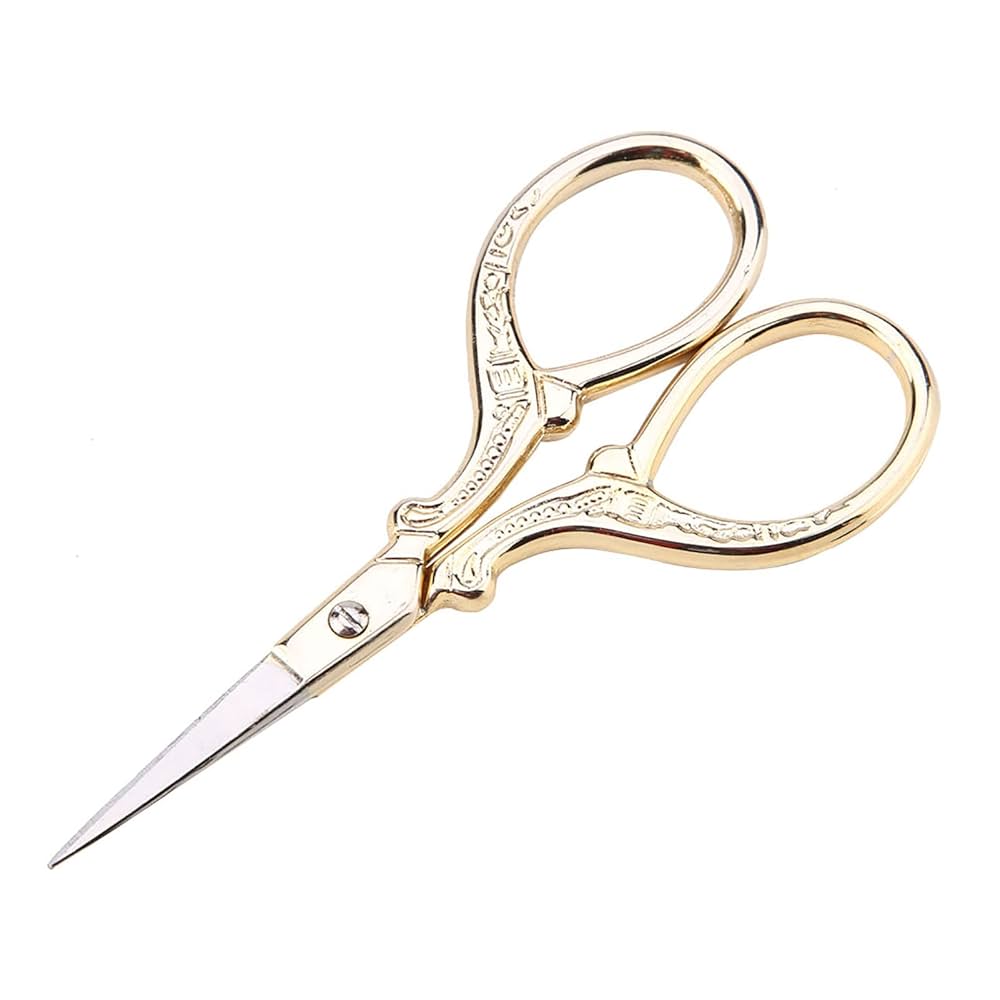 Vintage European Style Sewing Scissors 3.5 Inch Embroidery Scissors