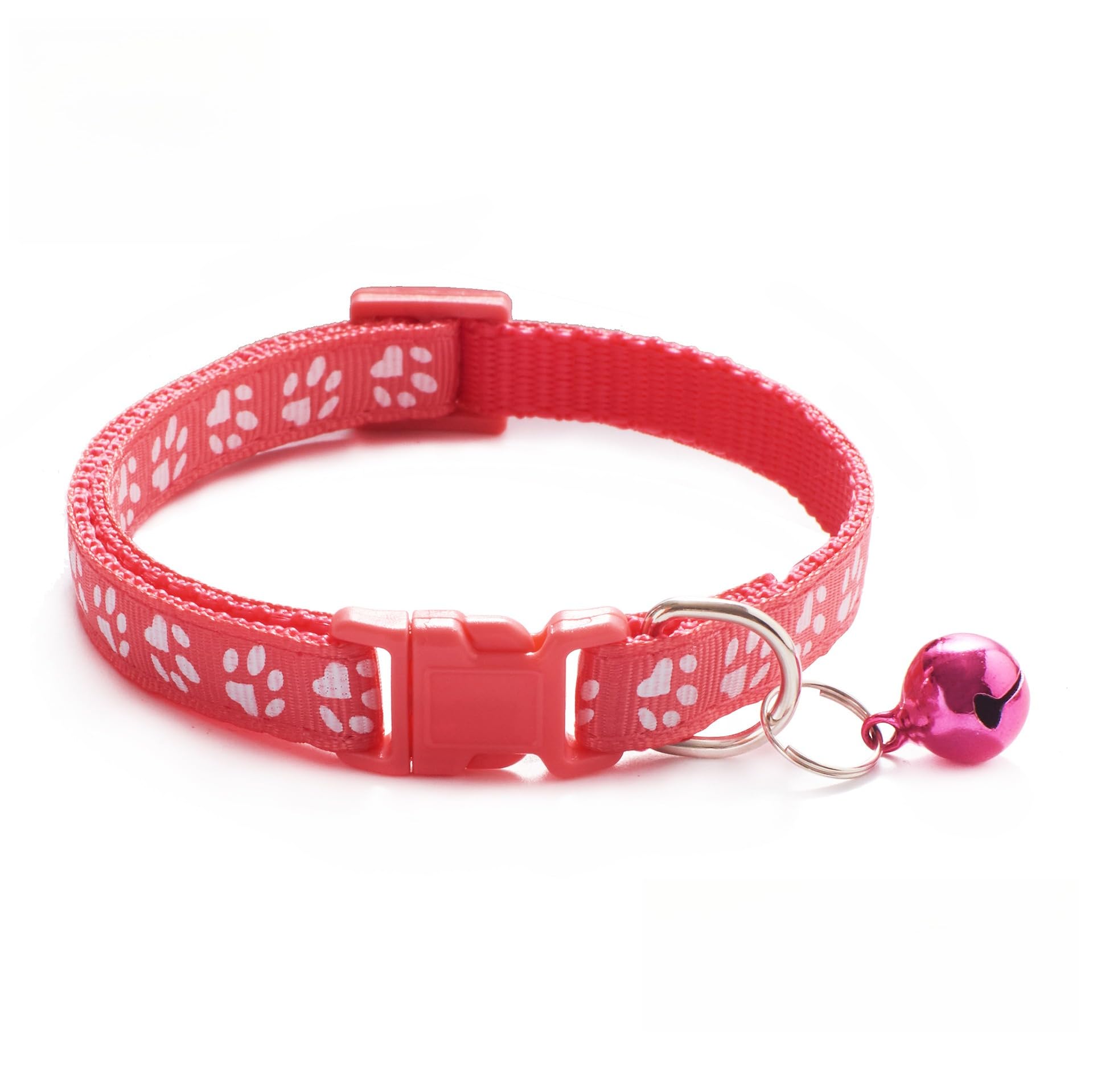 19 collari identificativi per cuccioli con campanello, regolabili da 19 a 32 cm, in morbido nylon, regolabili, per animali domestici appena nati