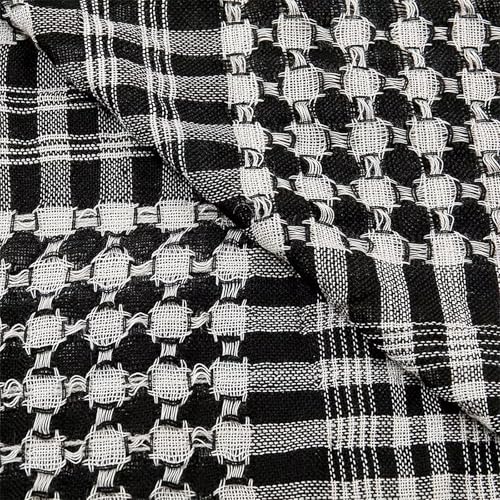 Image of PURFUN Men's Large Arab Shemagh Headscarf Muslim Headcover Shawl Keffiyeh Arabic Scarf