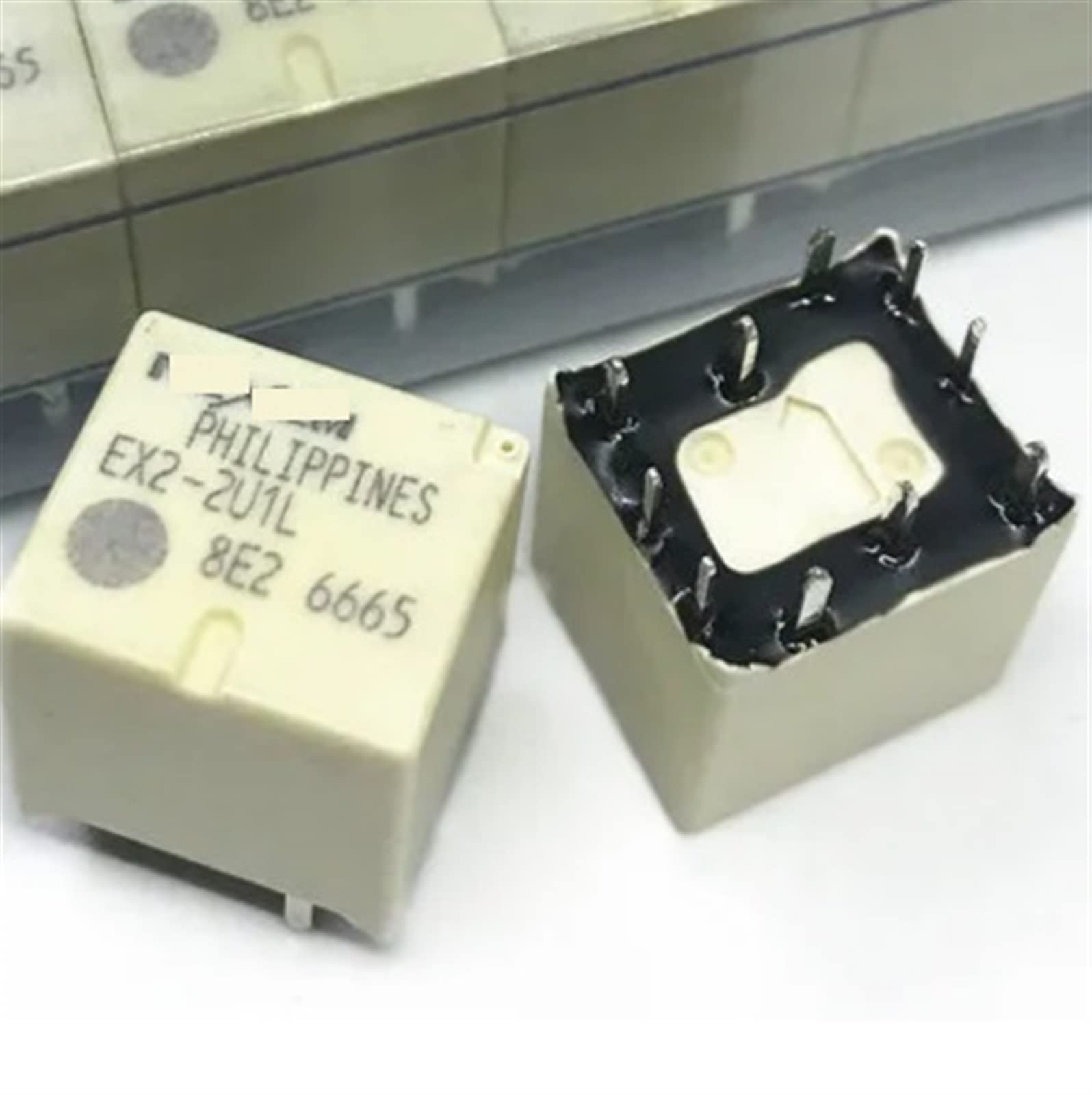 Relés EX2-2U1L 10PIN de alta fidelidad automotriz para sustitución limpia original