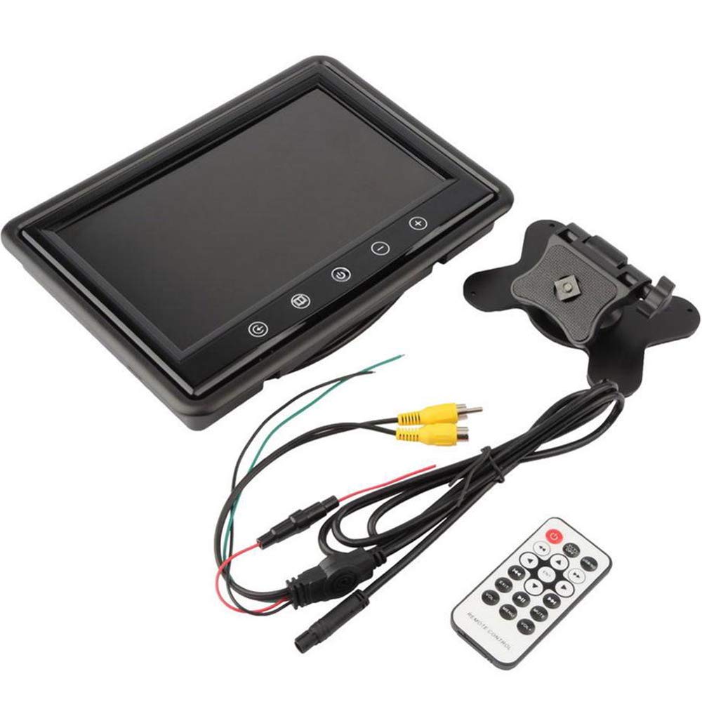 PolarLander Car Monitor TFT LCD da 9 Pollici Car Styling per parcheggio Telecamera di retromarcia Monitor per Auto per parcheggio Monitor Dvd VCR Poggiatesta HD