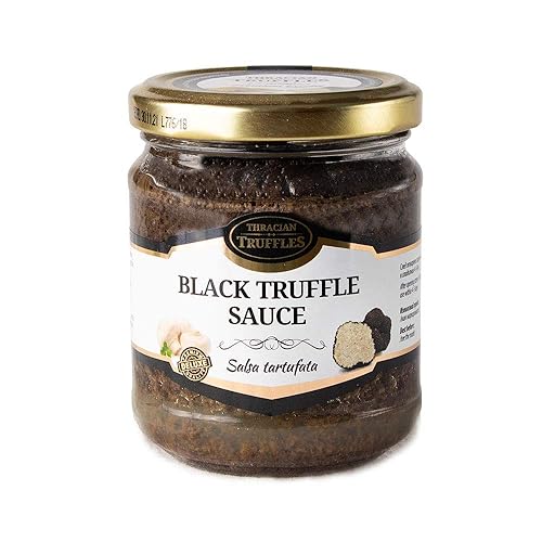 Black Summer Truffle Tuber aestivum - Salsa gourmet de lujo, ideal para carne, pan a la parrilla, tortillas, pasta, risotto, sushi (1 x 6.00 oz)