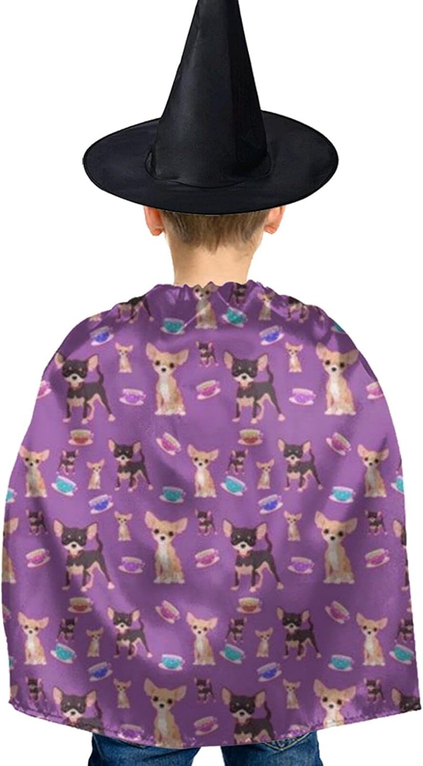 Cute Teacup Chihuahuas Halloween Costumes Witch Wizard