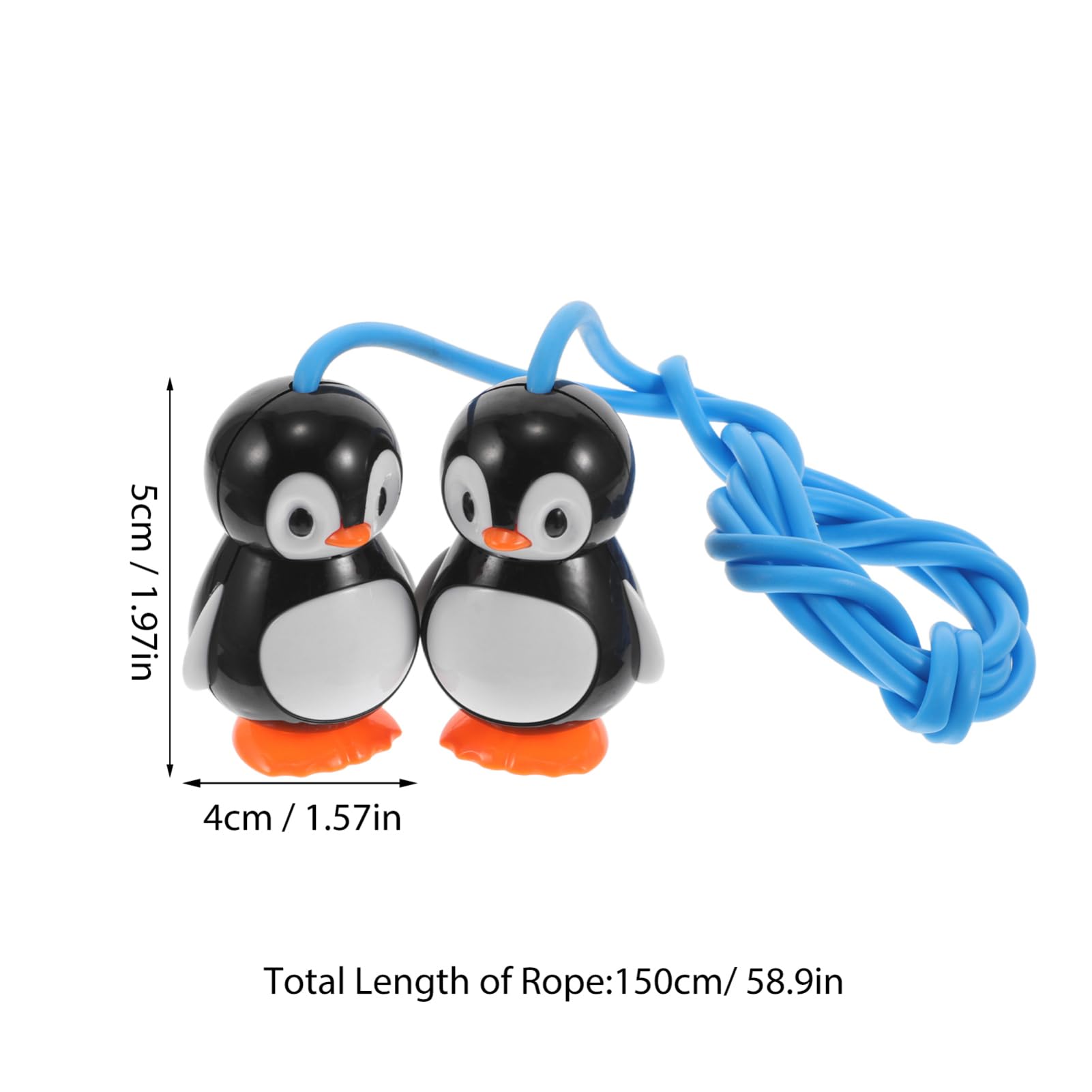 LIOOBO 2pcs Diving Penguin for Pool Fun Interactive Water Swimming with Door Rope for Skill Building and for Ages and Up