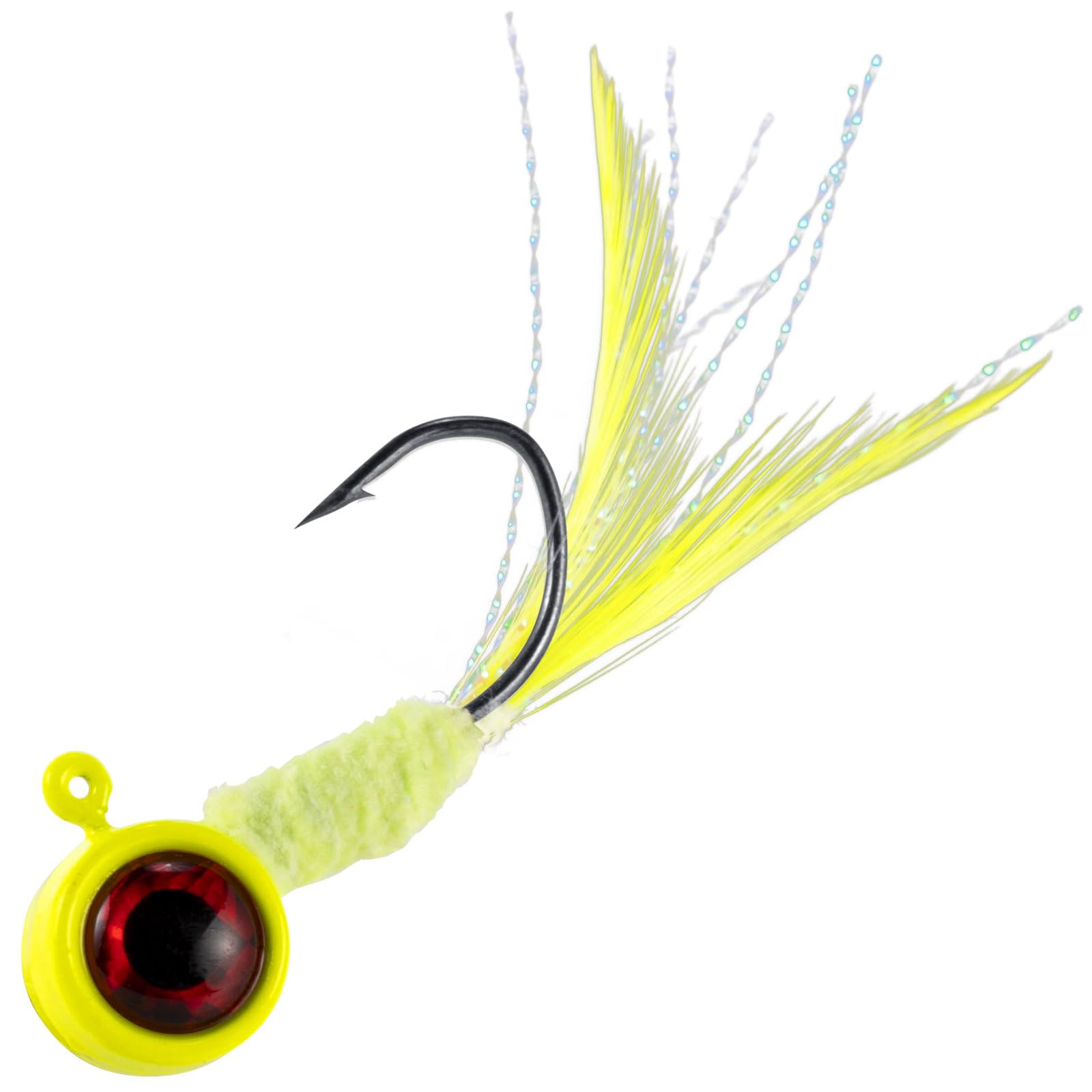 Dr.Fish 10 Pack Crappie Jig Marabou Jig Hand-Tied Freshwater Ball Fishing Jig Hooks Sickle Hook Bass Trout Panfish Bluegill Walleye 1/16oz 1/8oz 3/16oz 1/4oz