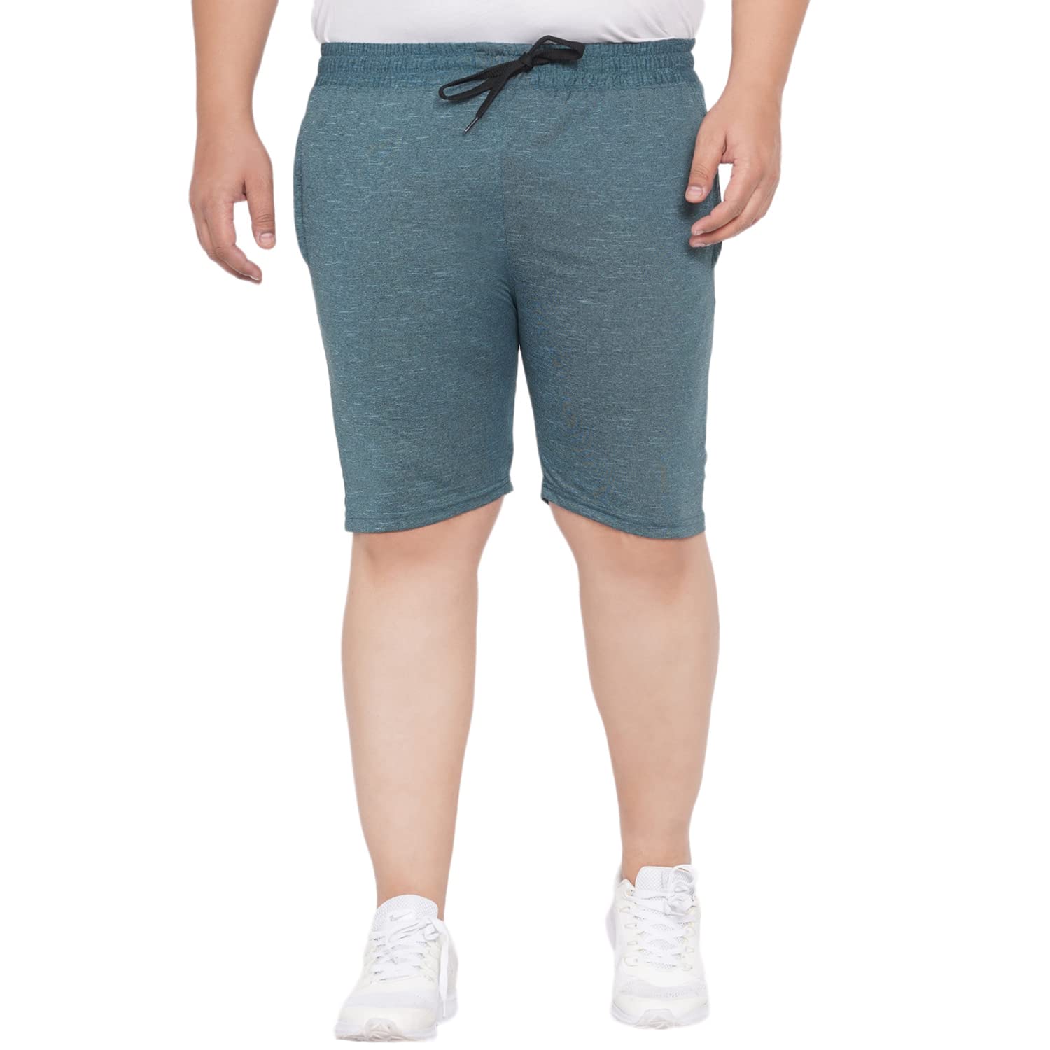 santonio Plus Size Mens Solid Cotton Twisted Creek Lounge Shorts Available Size (2XL-10XL)-picture-39
