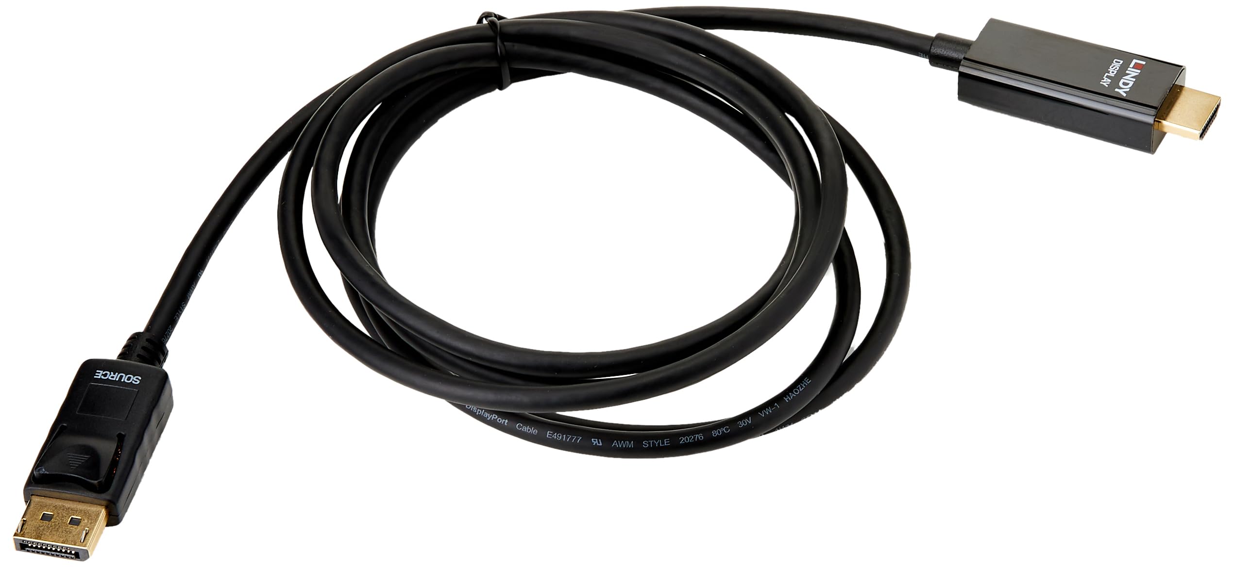 Lindy Electronics Lindy 2M Active Displayport To Hdmi Cable With Hdr. Cable Leng