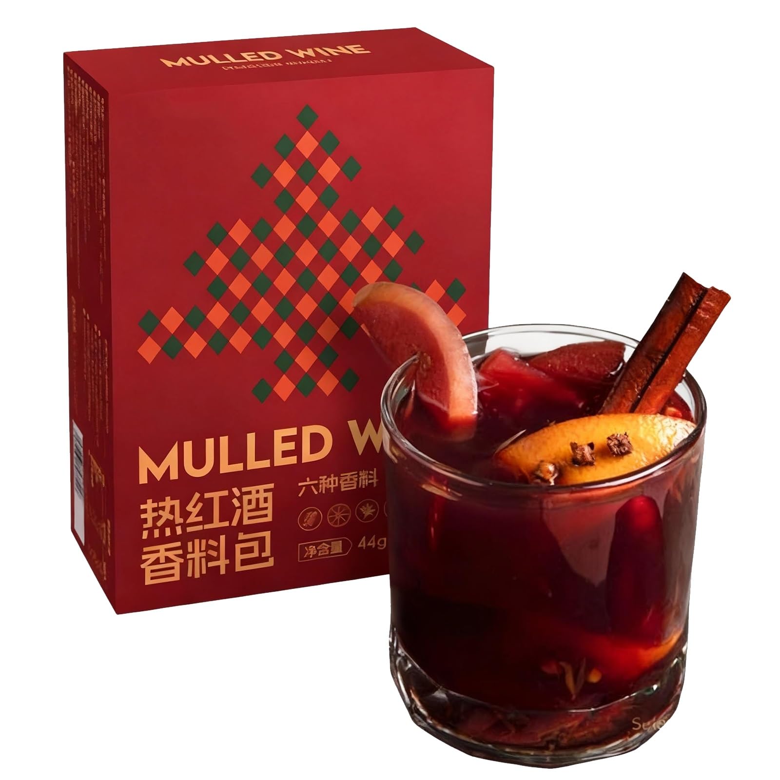 Kit di Spezie per Vin Brulé con Cannella, Chiodi di Garofano e Anice Stellato per Una Facile Preparazione - Prepara Il Tradizionale Vin Brulé In Casa - Abbastanza