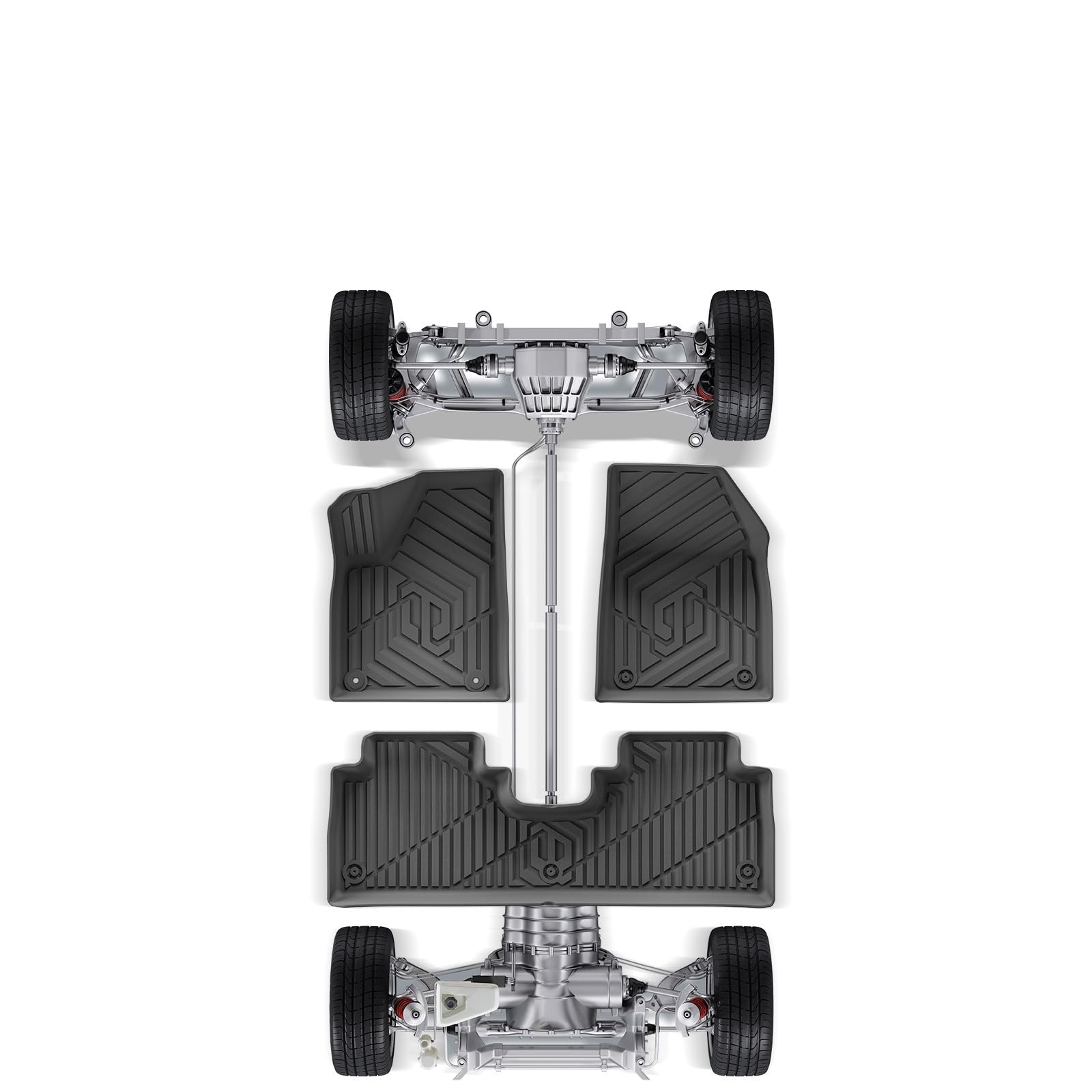 maty samochodowe Pasuje do Leapmotor B10 2025 2026 dywaniki samochodowe mata wyłożenia bagażnika kierownica(B10 LHD 4PCS)