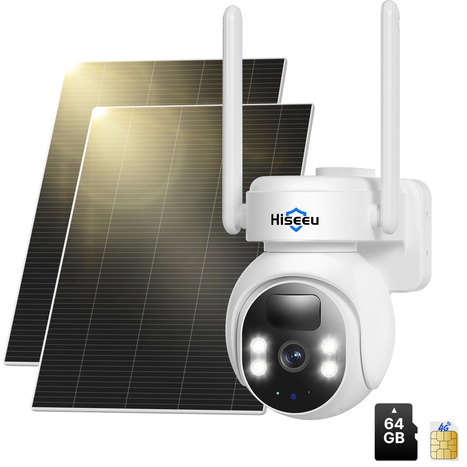 Amazon.com : Hiseeu 24/7 Recording 4G Cellular Security